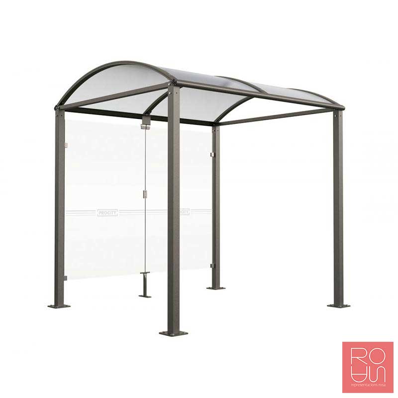 Refugi per bicicletes Bóveda amb vidres